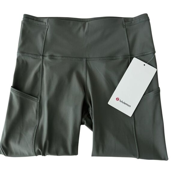 Lululemon Fast & Free Crop II *Nulux 19" Grey Sage - Picture 12 of 12